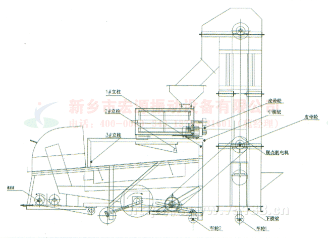 小型麥種選種機(jī)-結(jié)構(gòu)圖